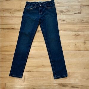 Levi's Dark Wash 710 Super Skinny Adjustable Waist Jeans, 12 Reg